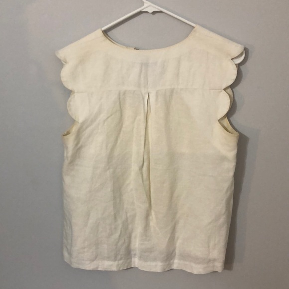 & other stories scalloped sleeveless top - Picture 2 of 2